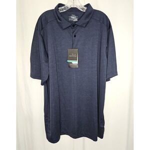 Page & Tuttle Men's Dark Blue Short Sleeve Pullover Athletic Shirt Size 2X
